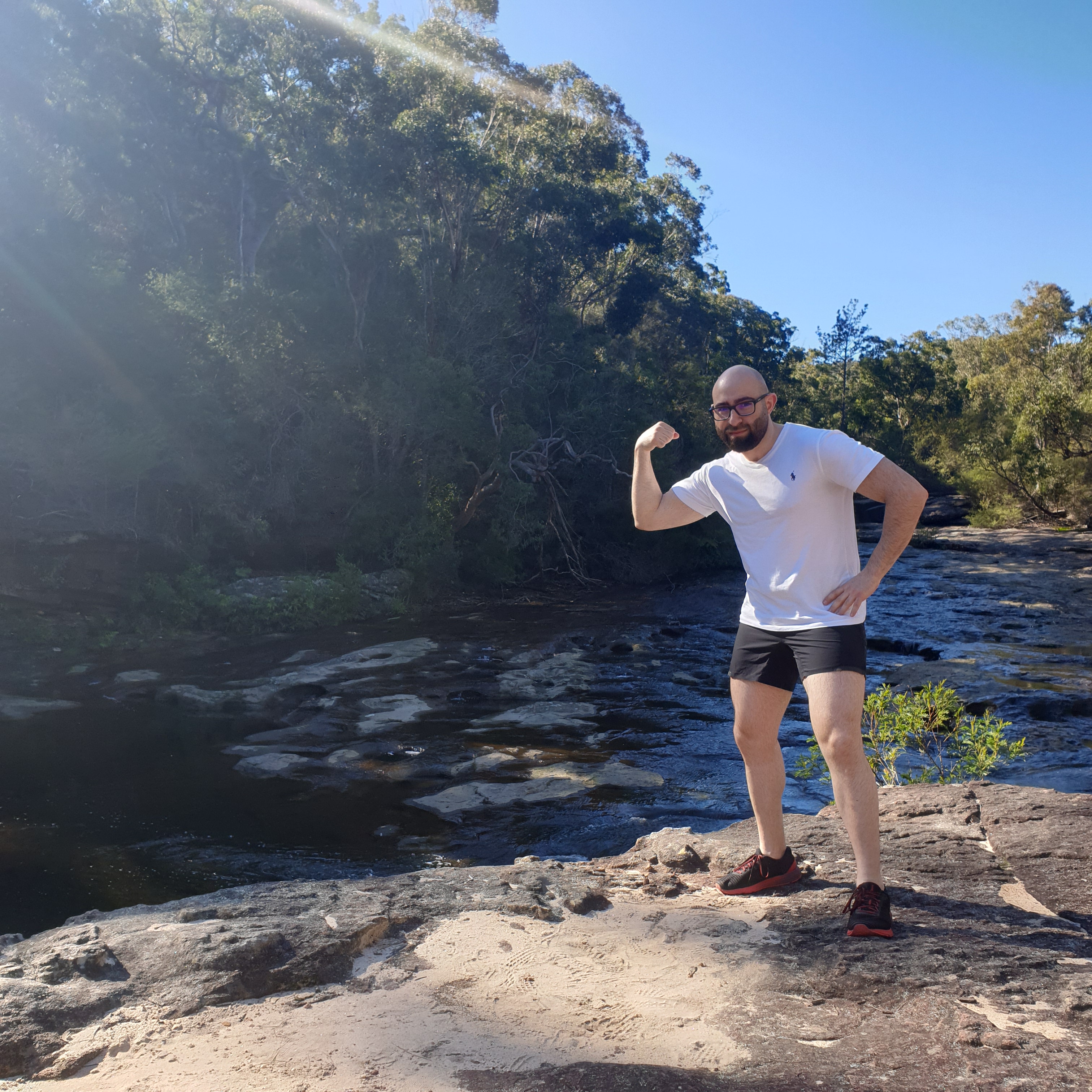 Joseph Bitar hiking in nature